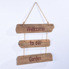 Shabby Chic Rustic Garden Rules Wooden Hanging Sign
