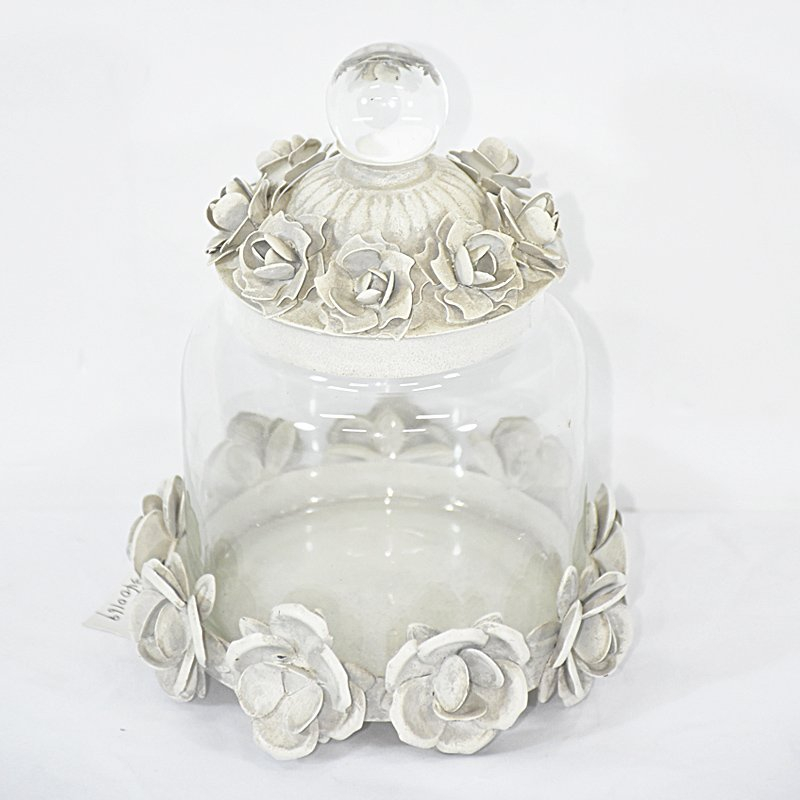 Rustic Small Storage Decorative Glass Jars with Lids