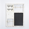 shabby chic white handmade wooden blackboard wall decor 