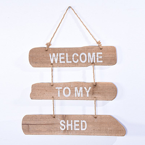 New Products Wholesale Garden Vintage Rustic Wooden Wall signs