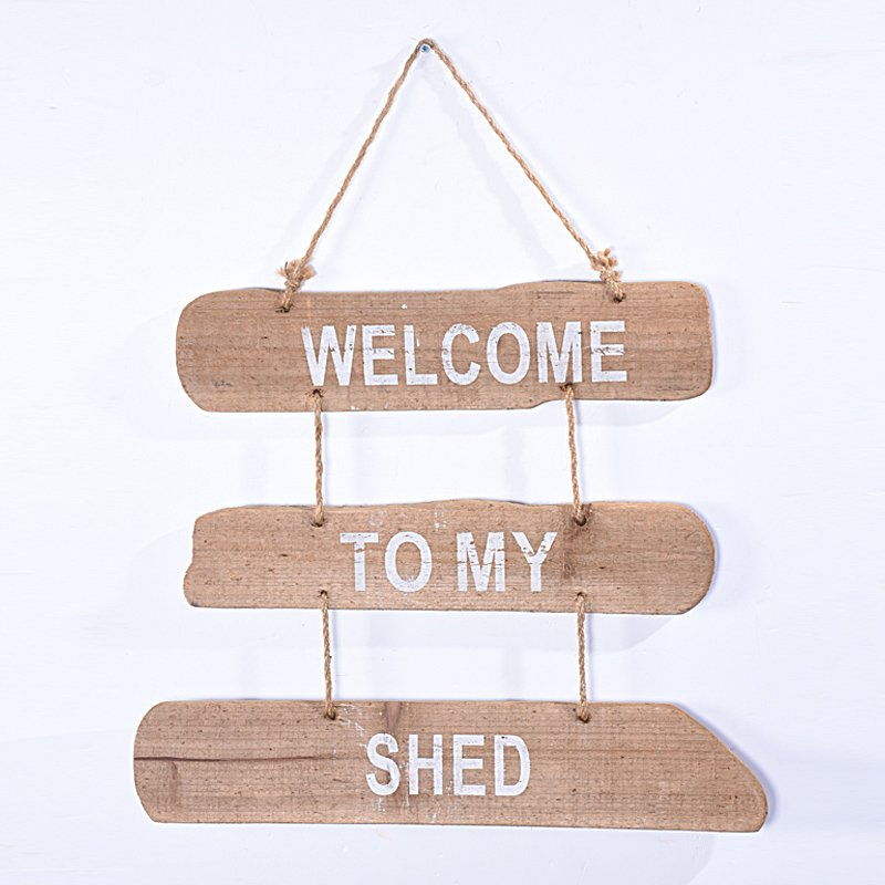 New Products Wholesale Garden Vintage Rustic Wooden Wall signs