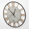 Vintage Round Handcraft Metal Wall Clock Home Decoration 