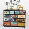 Wholesale Shaaby Chic Vintage Multicolor Drawer Wood Living Room Furniture