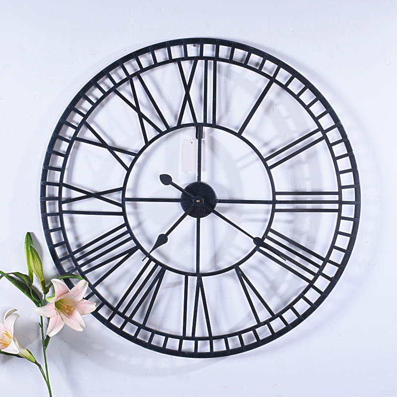 Industrial Antique Retro Custom Metal Wall Clock 