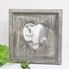 Shabby Chic Vintage heart Black Wooden Photo Frame for Home Décor