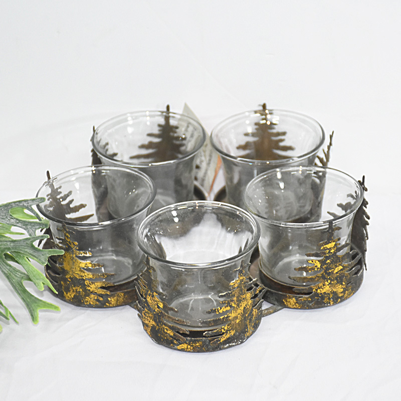 Metal Vintage Candle Holder