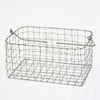 Wholesale Set of 3 Rustic Metal Wire Storage Basket with Handle