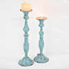 Shabby Chic Country Style Antique Candlestick Holders