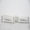 Wholesale Cheap Rustic White Wash Wooden Crates 