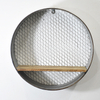 Vintage Farmhouse style Round Floating Wall Shelf