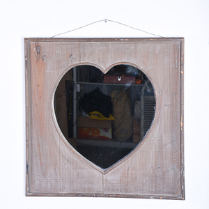 Vintage Farmhouse French Heart Hoome Goods Decorative Mirrors Wholesale