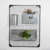 distressed Metal Organizer Wall Decor With 3 Compartments
