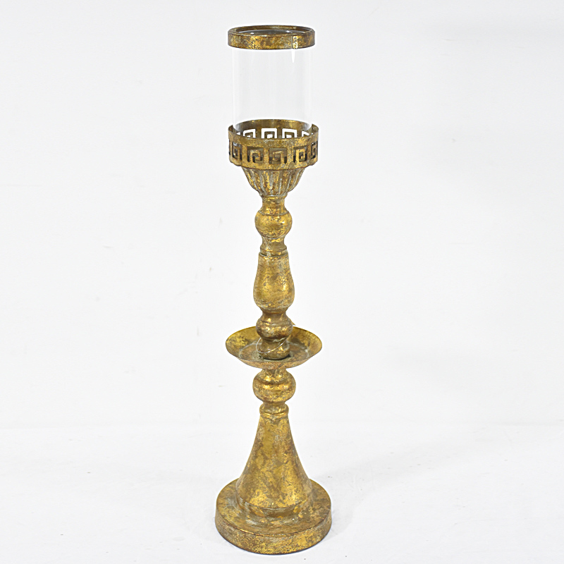 Antique vintage Golden Decorative Metal Wedding Candlestick Candle Holder
