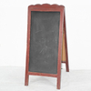 Vintage Free Standing Folding Wooden A Frame BlackBoard for Sale