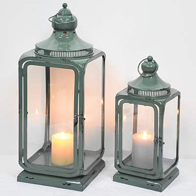 Exquisite Antique Metal Decorative Lantern for Candle