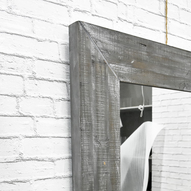Factory Direct Selling Rustic Rectangular Shaped Wall Mirrors,Home Decoration Mirror Decor Wall