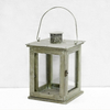 Luckywind Small Wooden Vintage Lantern Indoor Or Outdoor Decorative Lantern with Rustic Lantern Design 
