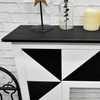 Luckywind Black White Decorative Wood Fireplace Mantel Cabinets and Shelf Units, Modern MDF Free Standing Fire place 